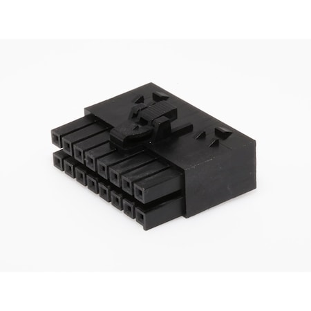 Molex Ultra-Fit Rcpt Hsg Dual V0 Blk Tpa 16 Ck 1722581116